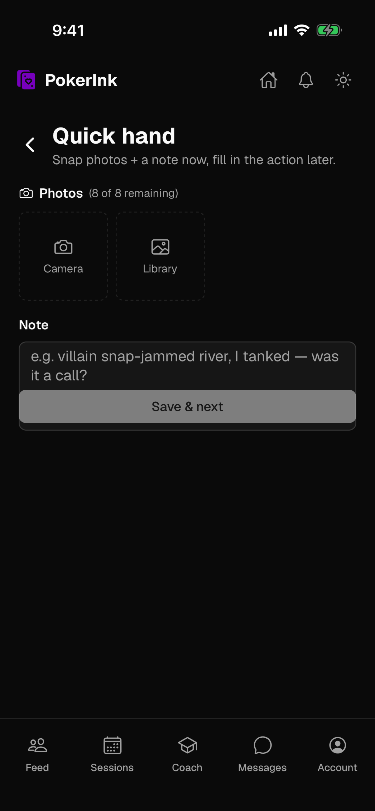 PokerInk: Live Poker Journal screenshot 4