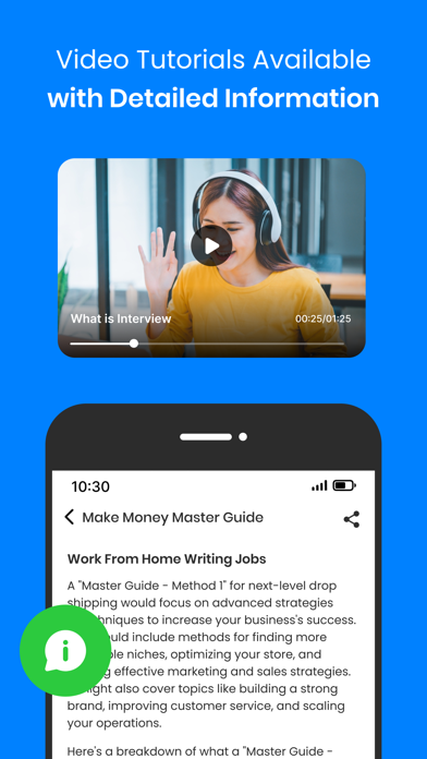 Work From Home - Learn it iPhone screenshot 5 - Finance app