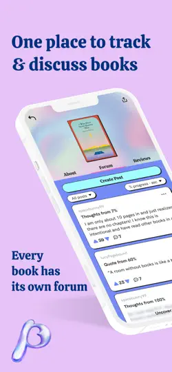 Captura de pantalla de Pagebound: Social Book Tracker en iPhone 1