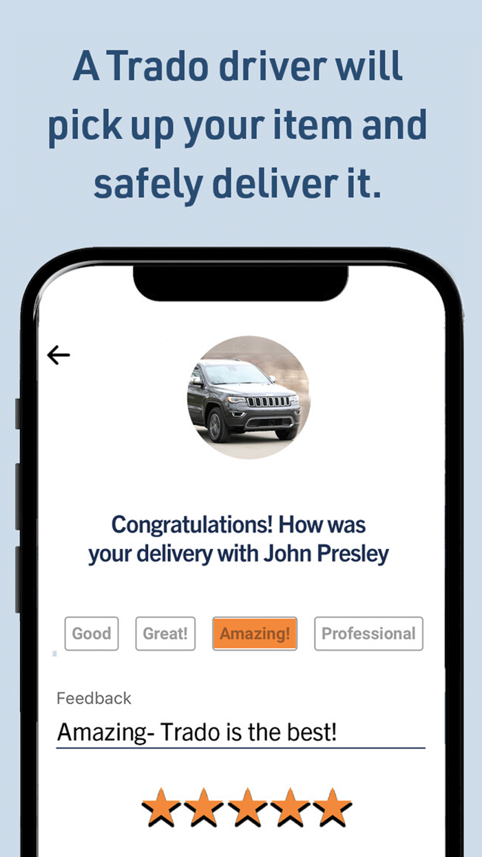 Trado - Delivery. Everywhere.