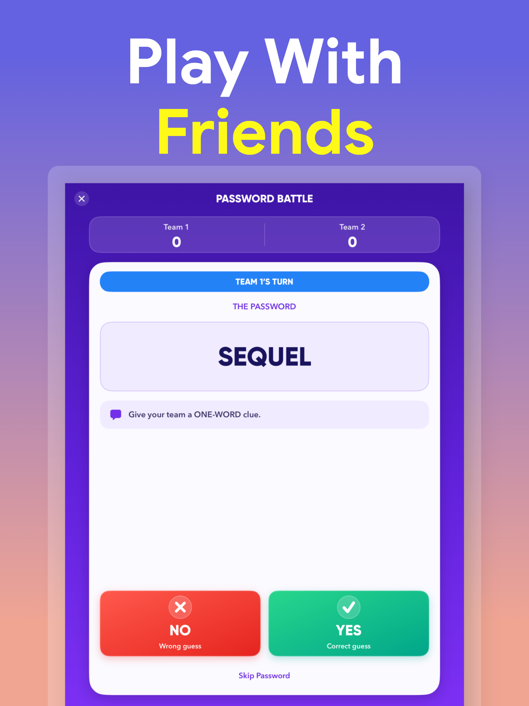 Password Group Party Game screenshot 4