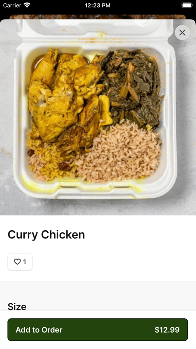 Irie Nation Restaurant iPhone screenshot 4 - Food & Drink app