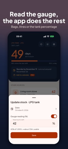 Scorte Calore – Fuel Tracker screenshot 2