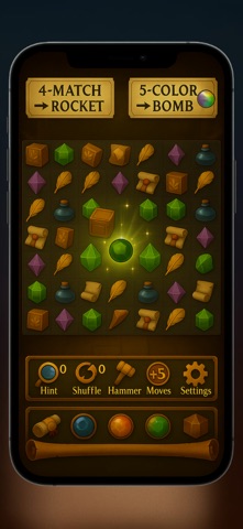 Match 3 Puzzle: Magic Library Screenshot 3 of 8