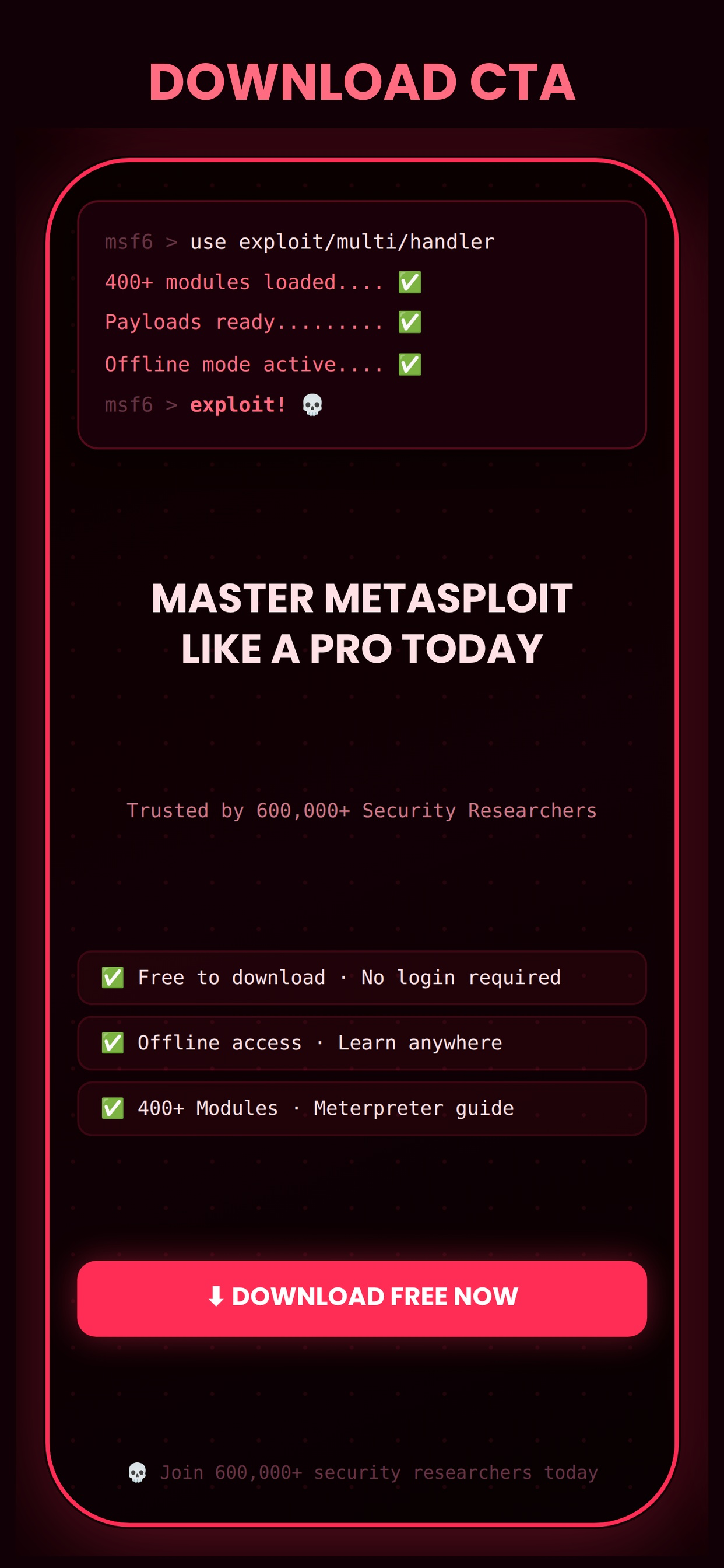 Learn Metasploit