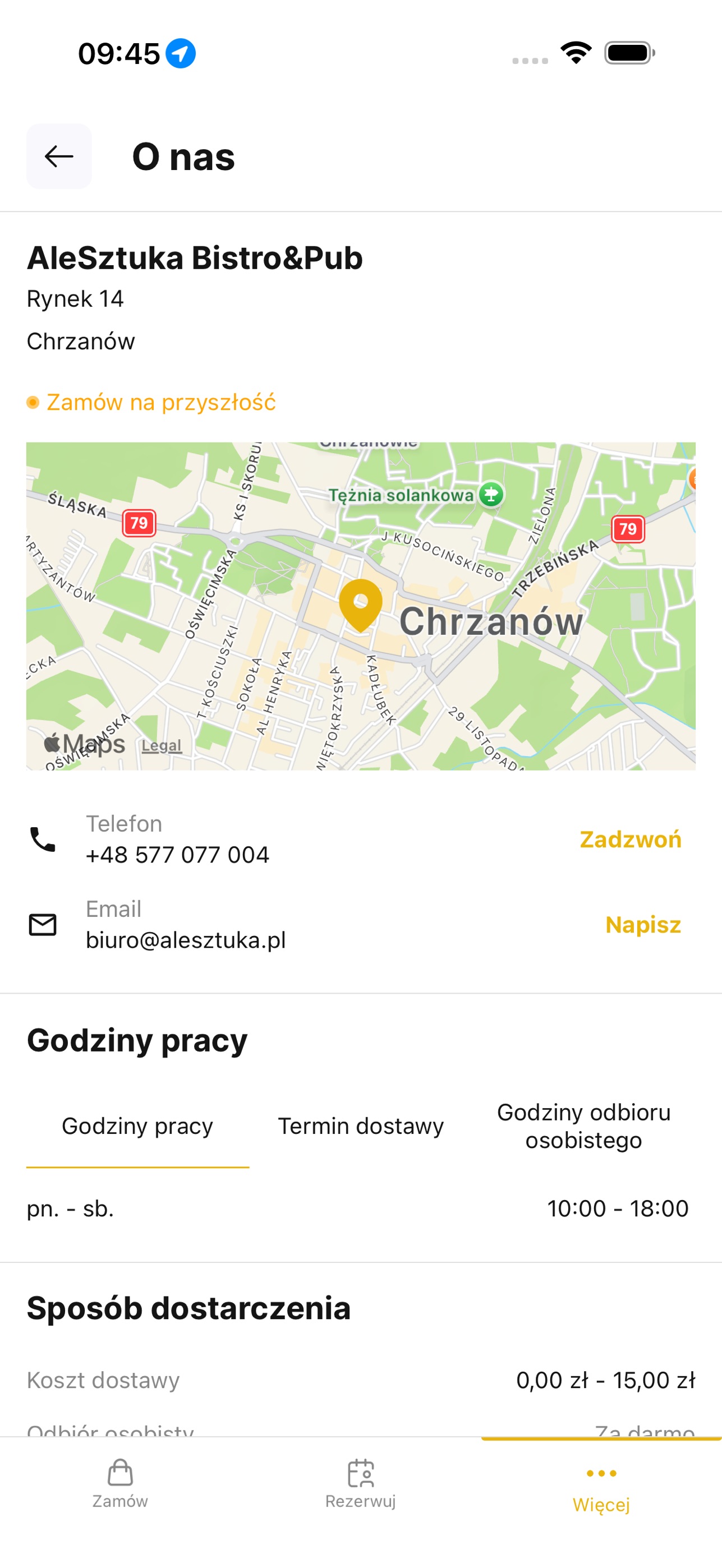 Screenshot 2 of AleSztuka Bistro&Pub