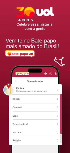 Bate-Papo UOL Chat e Encontros screenshot 1