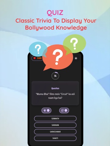 Bollywood Game - Movie Quiz iPad screenshot