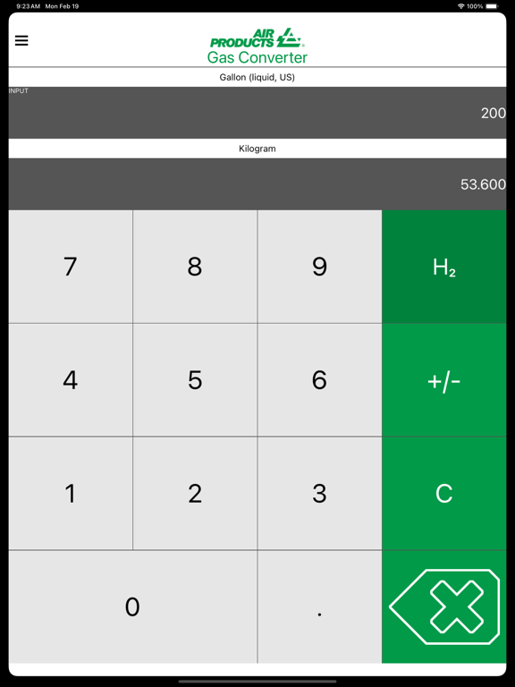 Screenshot #4 pour Air Products Gas Converter