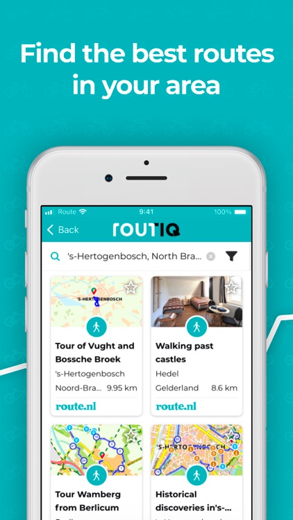 Routiq, Outdoor routes