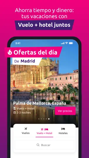 Capture d'écran de Rumbo.es - Vuelos Baratos sur iPhone 1