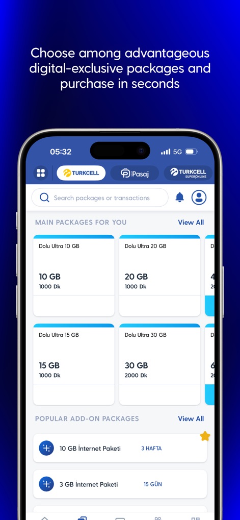 Turkcell - Flexible Package Choices
