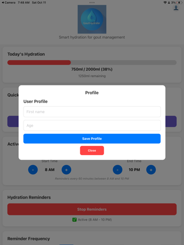 GoutHydrate screenshot 4