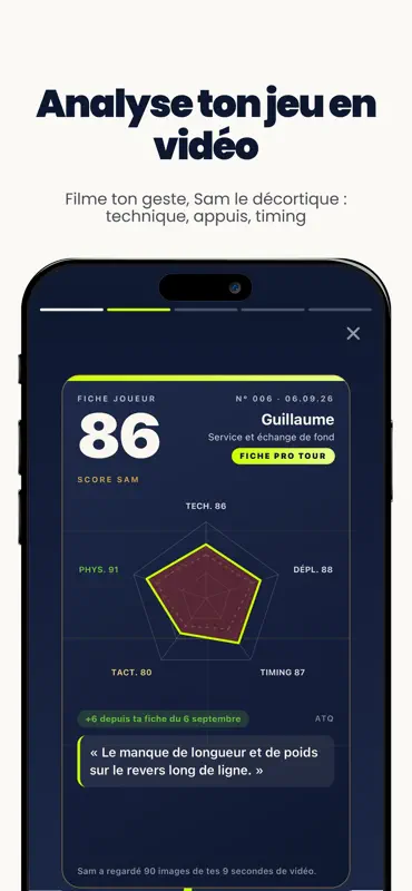 Sam Tennis : Classement FFT screenshot 5 of 10