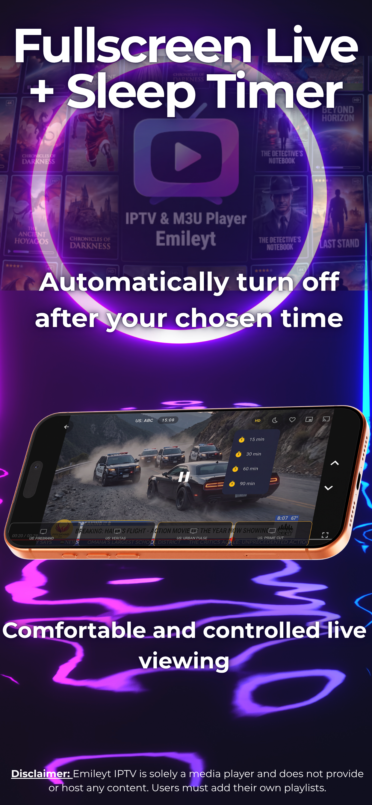 Emileyt IPTV & M3U Player screenshot 5