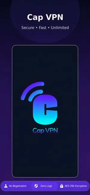 VPN - Cap Fast Secure Proxy screenshot 1