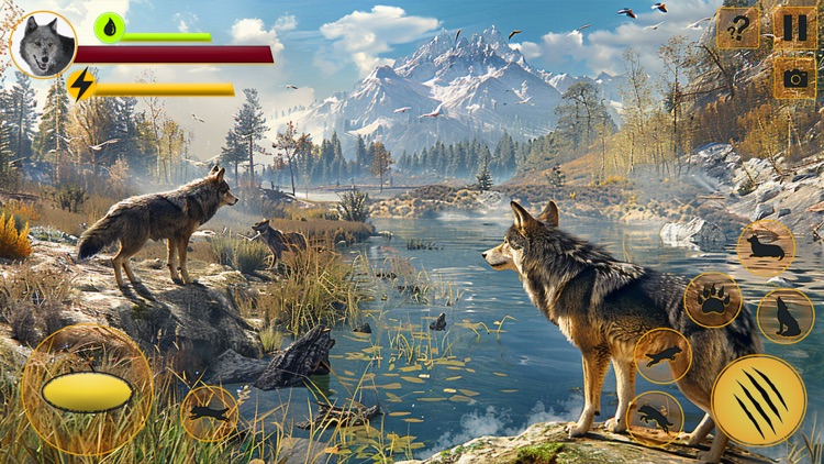 Wild Animal: Wolf Simulator 3d screenshot-7