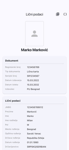 eČitač iPhone screenshot