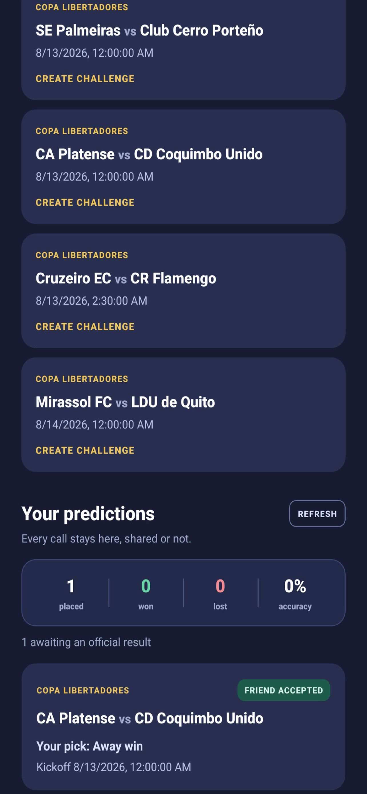 343 Predictions screenshot 3