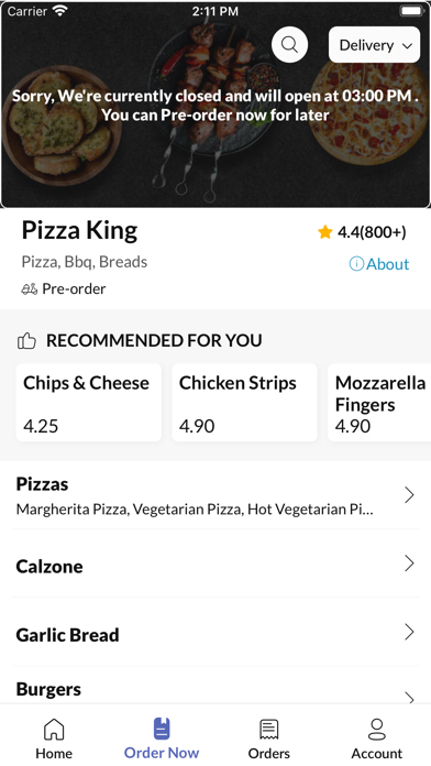 Pizza King Blandford Screenshot