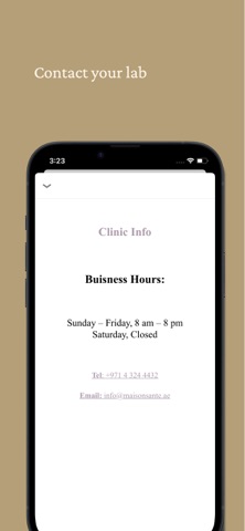 Maison Sante Clinic screenshot