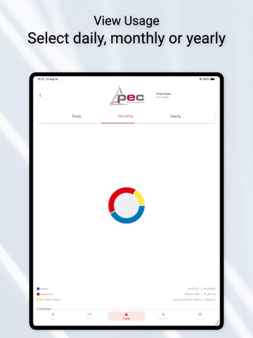 PEC Utility Management iPad screenshot