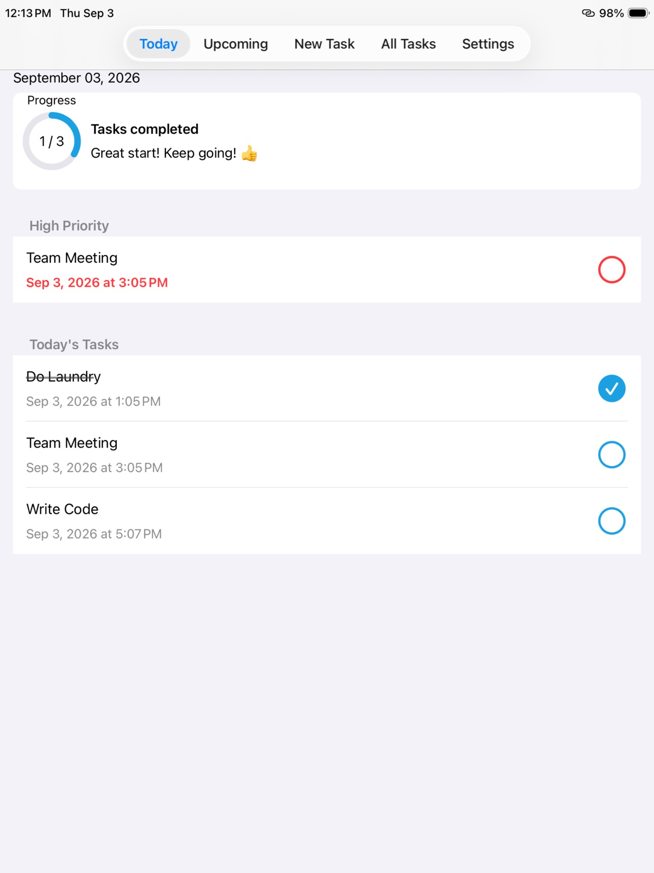 Screenshot 5 of Priorify - To Do List