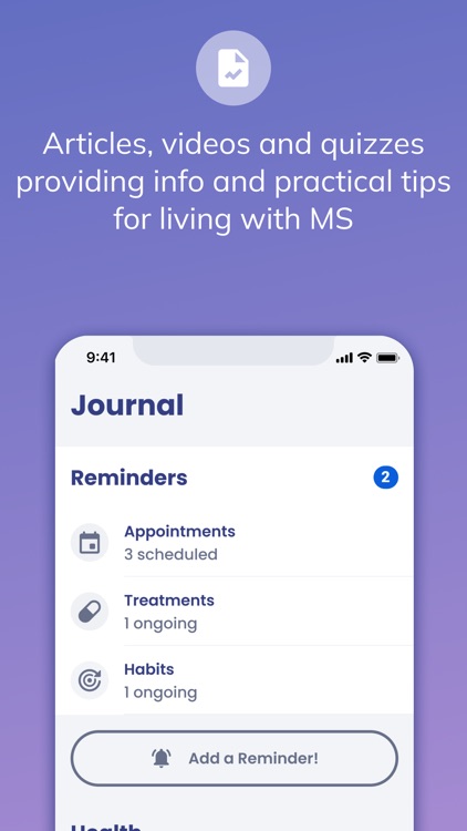 Esme my Multiple Sclerosis app screenshot-3