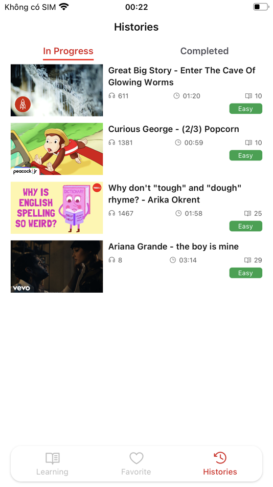 #6. EngTube: Learn English Daily (iOS) 来自: DO HONG CHIEN