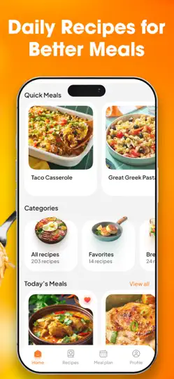 Скриншот Appetio: Meal Planner, Recipes на iPhone 3