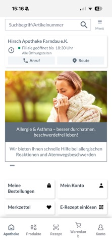 Hirsch Apotheke screenshot