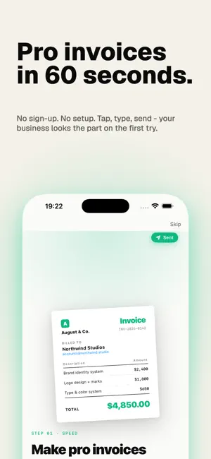 Invoice Maker: AI PDF Billing screenshot 1