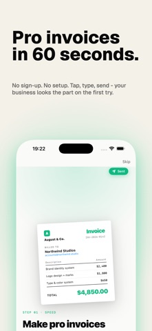 Invoice Maker: AI PDF Billing Screenshot 1 of 10