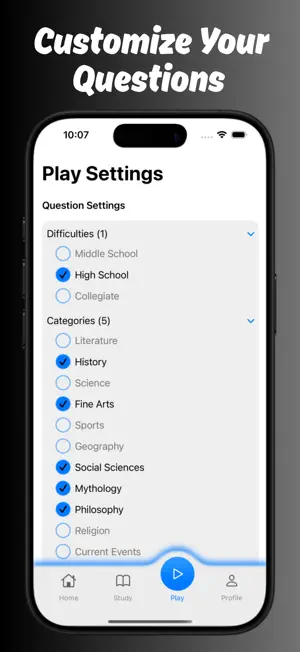 Quizbowl Trainer screenshot 3