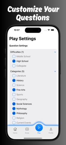 Quizbowl Trainer Screenshot 3 of 7