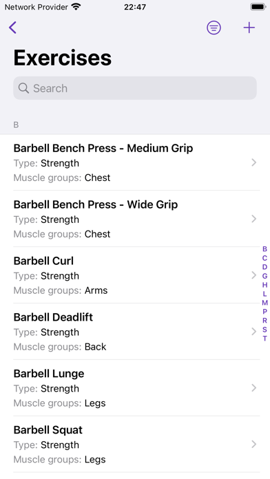 App screenshot