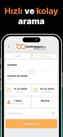bookingagora iPhone screenshot