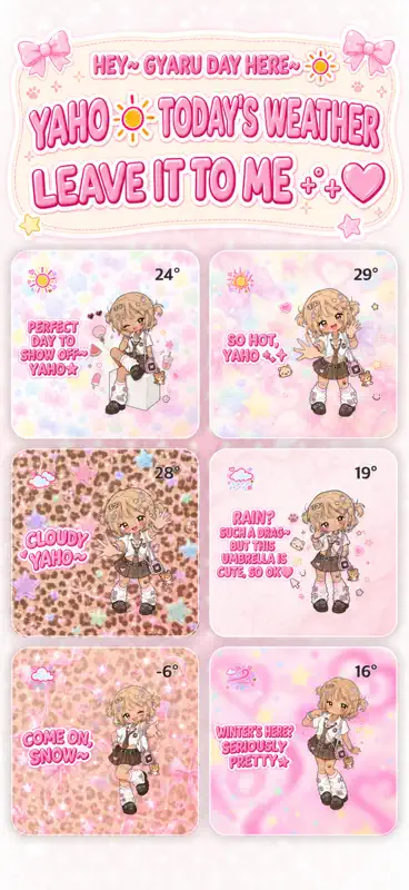 Gyaru Day: Kawaii Weather screenshot 1 of 4