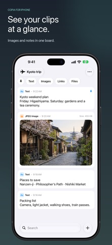Copia: Clipboard Manager Screenshot 3 of 5