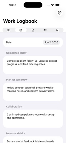 Work Logbook Daily Weekly2026 Screenshot 3 of 4