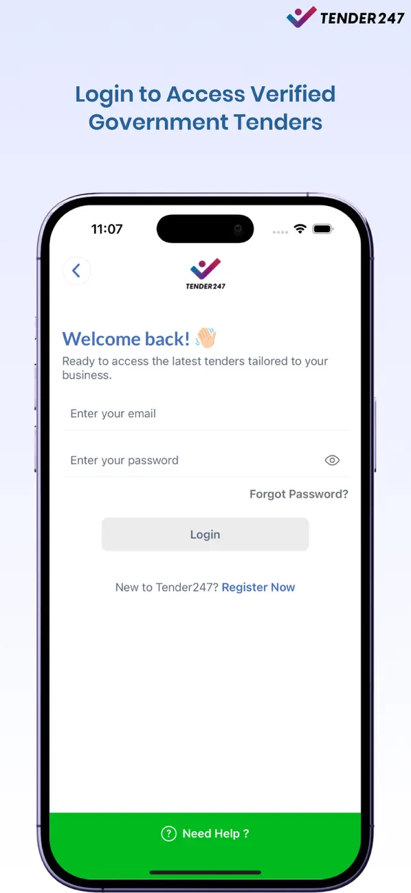 Screenshot #2 pour Tender247 App