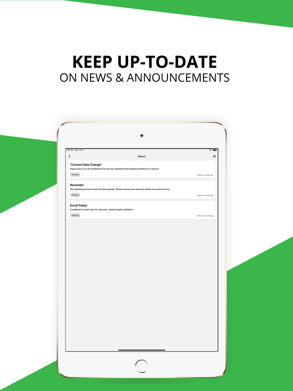 Rusheon Middle School iPad screenshot 1 - Education app