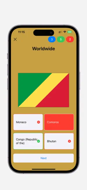 Flag Quiz: Flags of the World screenshot 3