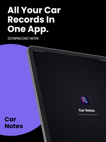 Car Notes: Vehicle Logs iPad screenshot