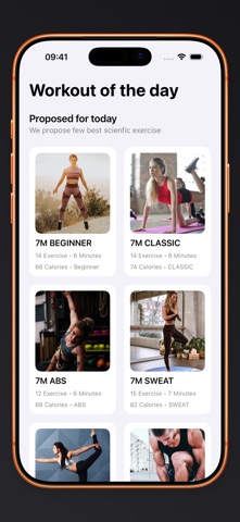 Workout of the day iPhone screenshot