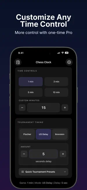 Chess Clock: Blitz & Rapid screenshot 4