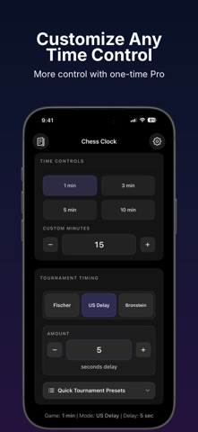 Chess Clock: Blitz & Rapid Screenshot 4 of 5