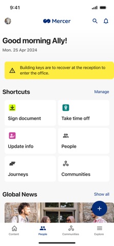 App screenshot