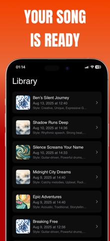AI Song & Music Maker: VerseAI screenshot