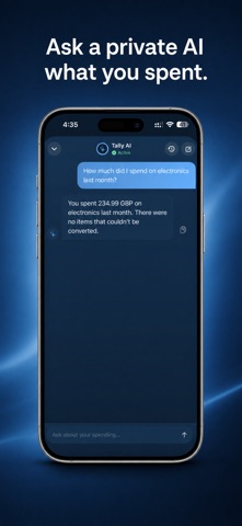 Tally: Private Receipt Scanner Screenshot 6 of 8